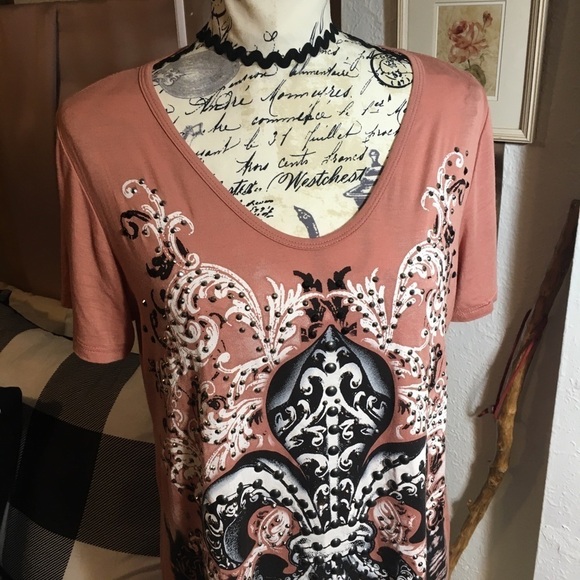 Bling Rider - jeweled clothing short sleeve top - Picture 3 of 8